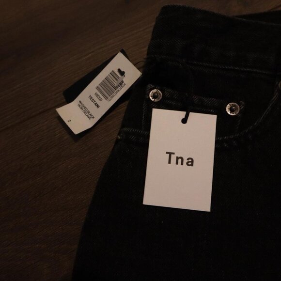 TNA Black Denim Mini Skirt (Aritzia) – Size 2 - Picture 3 of 6